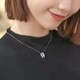 CHOW SANG SANG Diamond Pendant Geometric Double Ring Pt900 Platinum Pendant (Necklace Not Included) 92239P