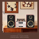Shanshui (SANSUI) M2 tube combination audio Bluetooth amplifier CD/DVD Home HIFI Bluetooth subwoofer speaker FM radio 2.0 stereo desktop speaker set M2 [4 bile duct amplifier + DVD + three-point speaker]