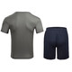Traje de entrenamiento de fitness físico de manga corta Camiseta de verano Fitness físico de forma física Top Fitness Physical Fitness Shorts de secado rápido de forma física de manga corta Top + pantalones 165-17084-88