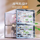 Nature House Shoe Box Storage Box Drawer-type Transparent Shoe Cabinet Thickened Folding Indoor Dustproof Household Doorway Space-Saving Artifact 6 Pack Can be Installed Within 45 Sizes Environmentally Friendly and No Odor