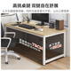 Escritorio de computadora Home Home Simple Modern and Simple Student Desking Escribir Escritorio Workbench 12050 Roble de roble Cepillado Actación diagonal Refuerzo de abrazamiento diagonal