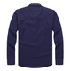 YOUNGOR long-sleeved shirt men's solid color jacquard DP no-iron shirt pure cotton fabric anti-wrinkle, flat and easy to care for GLDP16388FJA dark blue jacquard 39