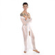 Sexy underwear men's underwear thong sexy sexy lace bathrobe long transparent slit XL g094 black nightgown + underwear