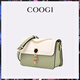 COOGI包包女款轻奢侈女士包单肩斜跨包生日新年情人节礼物送女友老婆 绿色