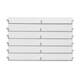 
XMSJ is suitable for Gree air conditioner air guide plate cabinet machine upper and lower wind barrier blades 2 horses 3 horses 5 horses Fresh air outlet swing leaves 3 horses Yuefeng 3883 complete set of 5 pieces size 37.5cmX