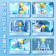 Jisi Girl Toys 3-6 years old simulated magnetic control house doll house 5-year-old daughter's birthday gift surprise park [Ice and Snow Castle] magnetic control + music story + exquisite gift box Daughter's birthday gift 34-5 years old 56-80 years old