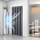
Watch (musong) door curtain without hole punching air conditioning partition curtain privacy bedroom windproof fitting room cover curtain toilet kitchen dark gray thick velvet cloth [suitable for door width 70-115 cm] curtain height 180 cm