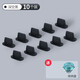 Rigorous Apple dust plug iphone13max mobile phone charging port 13pro universal headphone hole plug 13 accessories mobile phone plug 13mini deep space black 10 pieces + exquisite storage box