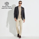 Raidy Boer/Redy Boer [100% wool] New business casual suit jacket for men 2013-98 Gray grid 175/50/L