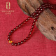 OUCERNY amber bracelet, blood amber 108 beads necklace, multi-circle bracelet, beads for men and women, about 6.5-7mm, ready for shipment, with certificate