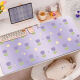 
Ye Yu purple butterfly flower mouse pad super large high-value girl wrist guard computer office writing mat table pad RK-3893丨Purple thickened lock edge 37 cm * 25 cm 2MM