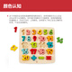 Hape(德国)儿童拼图玩具四阶数字启蒙立体拼图3岁+男女孩礼物 E1550