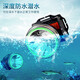 
Kangming LED strong light head lamp rechargeable ultra-bright long-range waterproof night fishing lamp fishing lamp outdoor adventure camping lighting night construction mine head-mounted flashlight lithium battery high power second eye-687A-158W (waterproof diving light aperture)