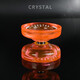 赟娅新手溜溜球专业花式水晶K2-crystal玩具yoyo鬼手悠悠球儿童节礼物 【透明蓝】