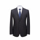 Peromont Men's Business Formal Wear Black Wedding Suit Groom's Dress Business Wear Single Jacket 175A