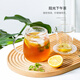 RELEA Tea Cup Men's Tea Separate Cup Glass Water Cup Women's Office Tea Cup High Temperature Resistant Flower Tea Cup Birthday Gift