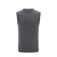 Navigare Italian small sailing ship skin-friendly velvet men's vest autumn and winter machine washable warm sweater sleeveless sweater vest dark gray L /50