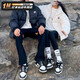 Nike Nike Shoes Dunk Low SB Reverse en blanco y negro Panda Hombres/Mujeres Top bajo Retro Retro Skateboard Shoes Men and Women DD1503/DD1391-100 36.5