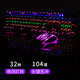 AJAZZ mechanical keyboard and mouse set e-sports three-piece set headphones chicken-eating macro gaming computer laptop desktop luminous peripheral mechanical keyboard and mouse set
