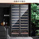 Bacchus wine cabinet 250 bottles Constant temperature wine cabinet home commercial club office embedded integrated double door double control cabinet tea refrigerated wine storage cabinet high-end air-cooled frost-free YC-710 left drink + right red wine - 1.91m high 125 bottles