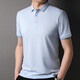 Känguru, Mulberry Seiden-T-Shirt, kurzärmelige Sommersommer, Maulbeerer und junge Männer lässig, farbige Farbanlagen, Papas Eisseide-T-Shirt, Black-7036 160/s (Empfohlen 100 Jin [Jin gleich 0,5 kg] oder weniger) oder weniger) oder weniger) oder weniger) oder weniger).