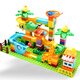 Feelo kompatibel mit LEGO großen Partikeln Bausteine ​​Kinderspielzeug versammelte Jungen und Mädchen Geburtstagsgeschenke 212 Bausteinwand Wand