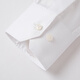 PEROMON Business Camiseta de manga larga Camisa formal para hombres Fibra de bambú de bambú fácil para tomar un atuendo profesional de carrera White 40