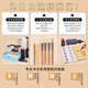 Beginner's entry set for brush calligraphy, four treasures of study, pen, ink, paper and inkstone, adult calligraphy supplies, primary school students' water writing cloth and hair brush practice storage box, complete set of tools, standard version 22-piece set, 400 sheets of paper + ink, recommended for beginners