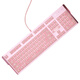 
Mechanical keyboard and mouse set Pink wired gaming keyboard and mouse set Headphones three-piece set Girls desktop laptop 104-key chicken backlight luminous e-sports peripherals Sakura pink mechanical keyboard (green axis)
