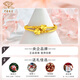 Chinese jewelry birthday gift for girlfriend gold ring female foot gold heart-to-heart ring alive gift for girlfriend