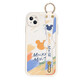 Disney authorized Apple 13 mobile phone case ProMax summer slant strap strap lanyard shell iPhone 13 mini cartoon oil painting men and women Apple 13 [antique white oil painting Mickey] + lanyard