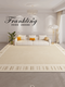 Piguan Teppich Wohnzimmer 2024 Neues Schlafzimmer Nachttäle Decke wasserdichte und anti-gefärbte Sofa Couchtisch Decke französische Sahne-Stil Teppich Qianyi-12189 Nr. 140 cm*200 cm