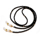 Cadena de gafas chuanjiutianas Cadena de mujeres hechas a mano Gafas de sol en la cadena del cuello Gafas Gases de cuello auriculares Cadena de cuerda anti-Lost Emerald