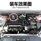FAFEIER标致408全新308/S前减震器508L顶胶4008轴承5008天逸C5雪铁龙508L 左后顶胶1个 16-19标致308/308S