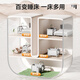 ULOP crib, removable splicing bed, multi-functional folding crib, newborn 0-3 year old baby cradle, cradle, installation-free, one-click folding, mosquito net with diaper table, Yunmeng, sleep-inducing artifact, post pictures, send spine-protecting coconut palm mattress