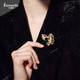 Eternelle French eternal colorful leaf brooch women's high-end exquisite autumn and winter pin buckle corsage birthday gift