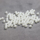 St. Xian Pearl DIY material simulation decoration straight hole off-white beads beading jewelry accessories handmade abs imitation pearl loose beads 8mm hole imitation pearl about 300 pieces (off-white)