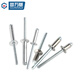 Guwanji 304 stainless steel countersunk head core-blind rivets, flat-head core-pulling rivets, open-type rivets and rivet accessories, M3.2x6 20 pieces, 304 material