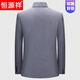 Hengyuanxiang high-end middle-aged and elderly autumn and winter Chinese tunic suits for daily business banquets for dads, Chinese style suits, Mao's tunic suits, navy blue S 165/70A