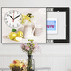 YIJLJ modern simple meter box decoration painting Nordic creative silent clock hanging painting without punching hydraulic distribution box mural Starry Sky Fulu KDT12987 55*45 (accommodation 45*35) right push and pull