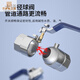 Butler Cat carbon steel ball valve connected to the water pipe 4 points 6 minutes 1 inch anti-freeze and anti-freeze DN15 double inner wire valve switch 4 points double inner wire DN15 thread 1/2