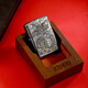ZIPPO【苗寨银匠】防风打火机银箔鱼化龙错金银镶嵌国潮收藏送礼男 均码 银箔鱼化龙(DY9902JY)