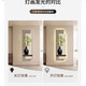 Entrada de viento de wasabi ideológico Pintura decorativa Luces LED Plantas verdes Corredor y pasillo Mural Sense tridimensional Entrada de entrada a la puerta E795 40*120 [Clevado de cuerpo humano] Tallado esencial + Ligera LED de porcelana de cristal