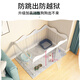 Pet fence dog indoor cat fence small and medium dog kennel Teddy anti-jailbreak isolation door guardrail dog cage 4 pieces against the wall 75*75*57 black fence