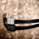 Emporio Armani watch women's European and American watch small green watch retro belt fritillary quartz watch Chinese Valentine's Day gift for girlfriend retro square plate AR11148