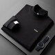 Prideme Herbst- und Winter Langarm T-Shirt Herbst Herbst Kleidung Fur-isoliert warm warme doppelte deutsche Samt Halbbaum-Basis-Hemd-Hemd-Hemd-Hemd-Hemd-Jacke YSB6630-Grau M [Gewichtsempfehlung: 100-120jin [Jin gleich 0,5 kg]]