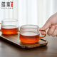 Yaji tea cup, ridge shadow tea cup, heat-resistant transparent small tea cup, petty bourgeoisie cup, tea cup, kung fu tea set, tea set accessories