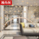 Xiangshangge Crystal Bead Curtain Door Curtain Bedroom Partition Porch Aisle Living Room Toilet Bathroom No-Punch Curtain Decorative Snowflake 25 Arcs (Suitable for 0.8-1 Meter Width)