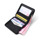 Williampolo Ultra-dünn Mini-Brieftasche Herren Kurzleder Leder vertikaler Männer Brieftasche Kartenkartentasche Paul Black Lychee Muster verbessert Version-Can Hold the Grior's Lizenz