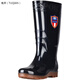Extra große Größe Herren hoher Röhrchen Regenstiefel Plus-Größe Regenstiefel 45 46 47 48 Größe Wasserschuhe verdickte wasserdichte nicht rutschfeste Säure und alkalisistente Küchengummi-Schuhe 838 High-No-Baumwollstandard 46